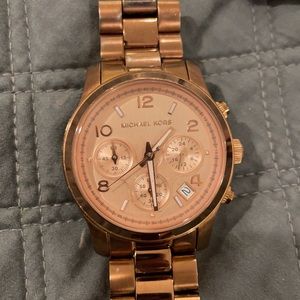 Michael Kors rose gold women’s watch